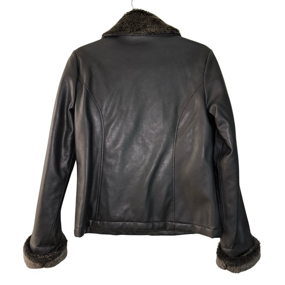 Vintage Limited Too Faux Leather Removal Faux Fur Jacket - Picture 2 of 10